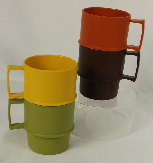 Vintage Tupperware Harvest Cups/Mugs