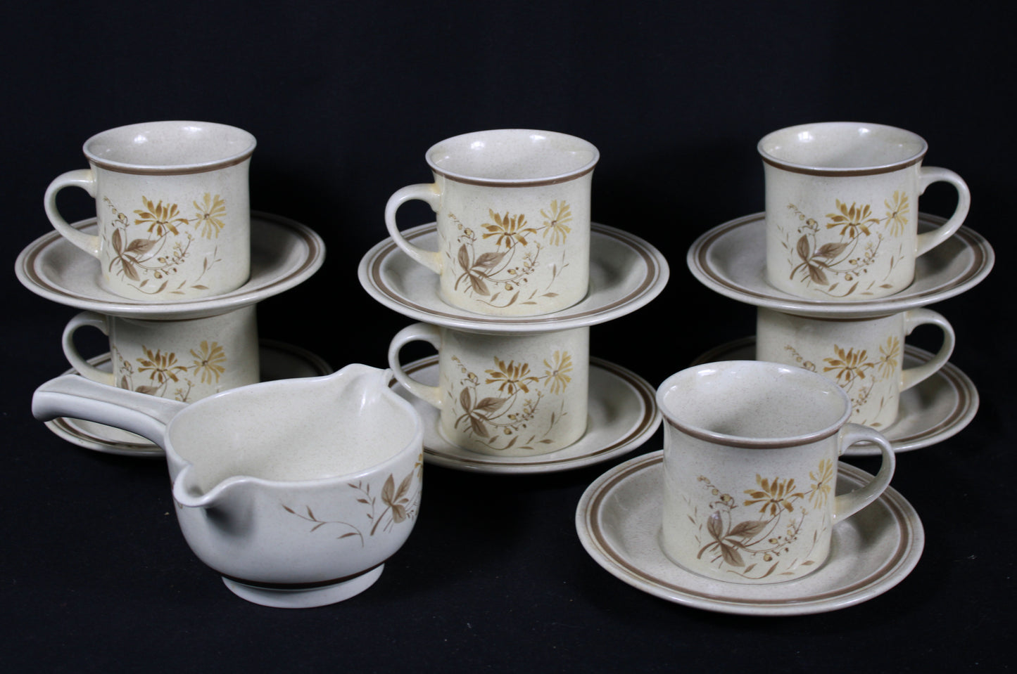 Royal Doulton Lambethware Sandsprite Coffee Set - 13 Pieces