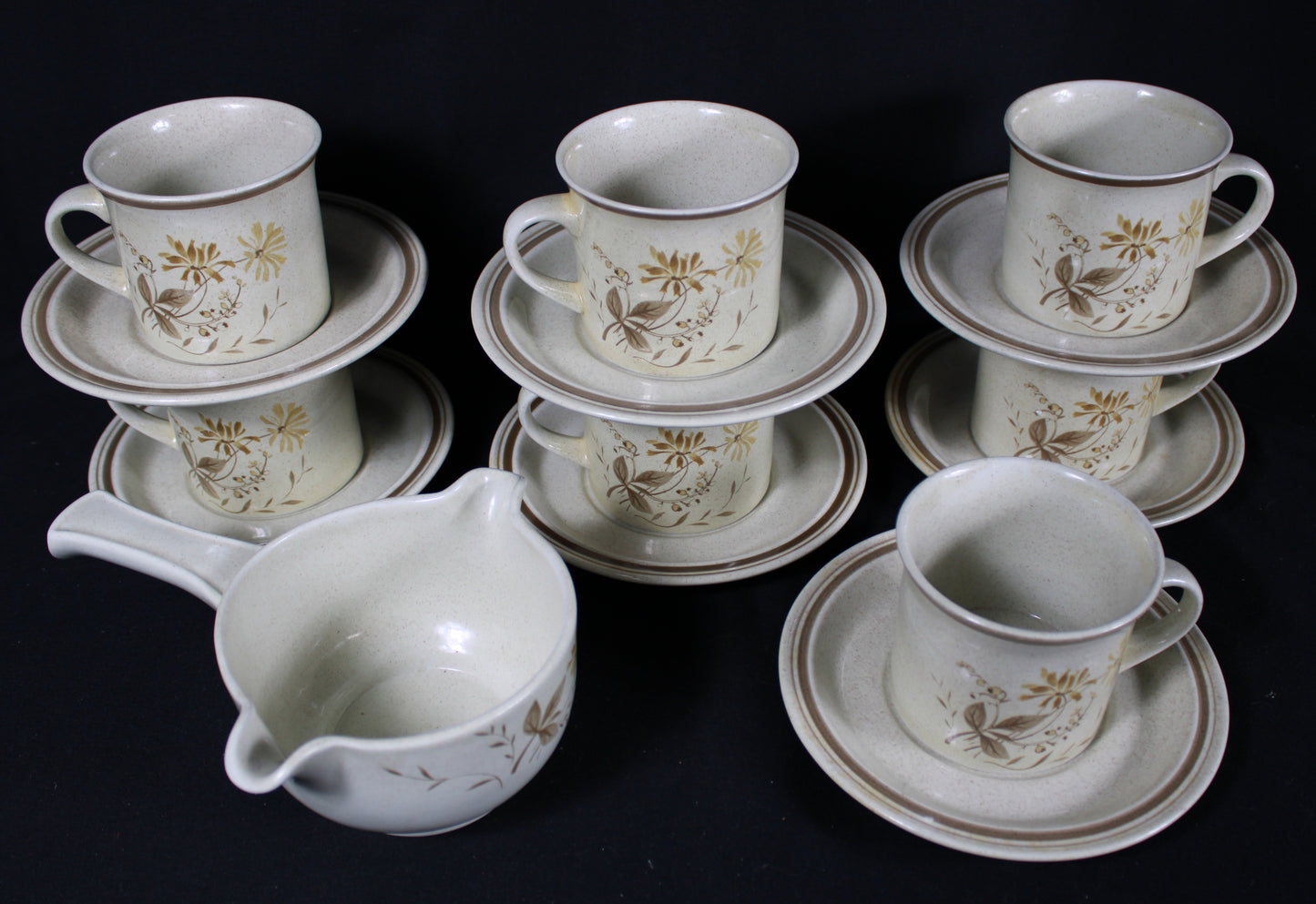 Royal Doulton Lambethware Sandsprite Coffee Set - 13 Pieces