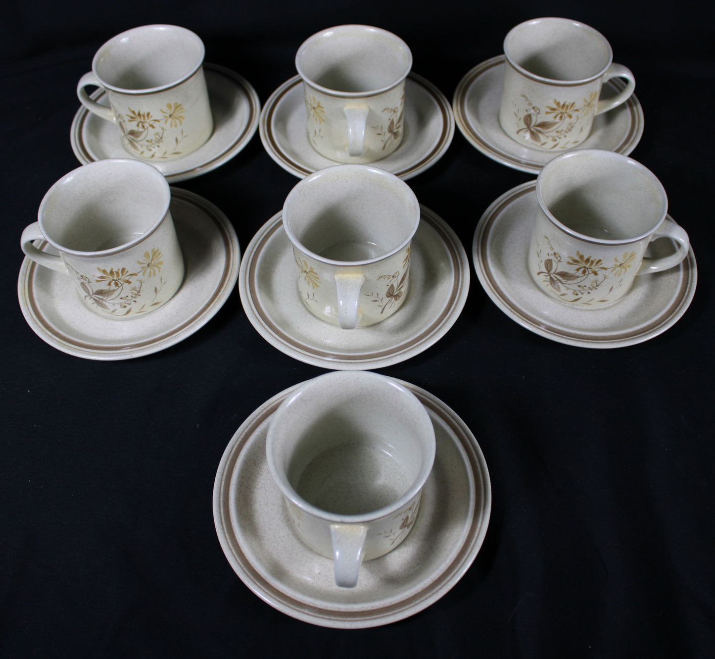 Royal Doulton Lambethware Sandsprite Coffee Set - 13 Pieces
