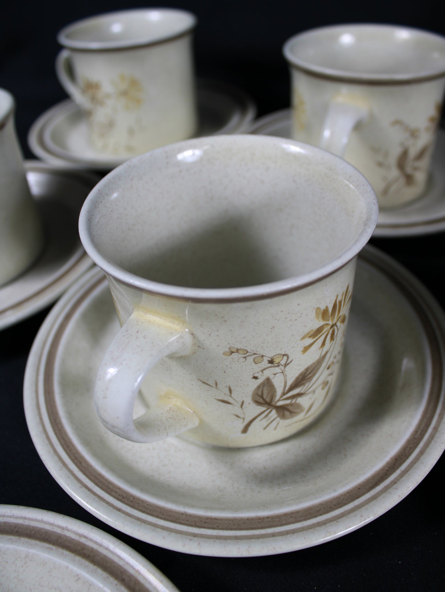Royal Doulton Lambethware Sandsprite Coffee Set - 13 Pieces