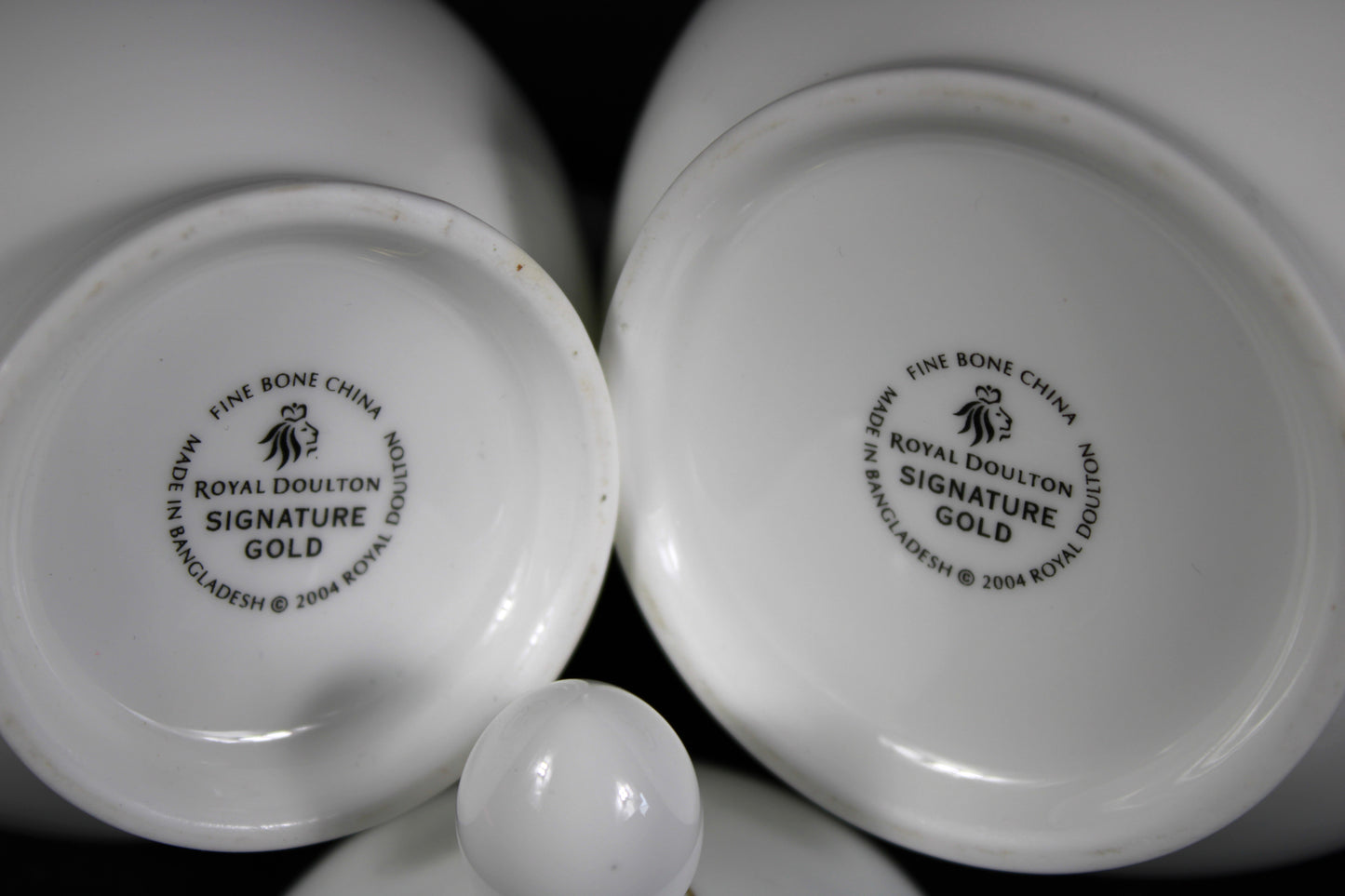 Royal Doulton Signature Gold Fine Bone China Creamer and Sugar Set