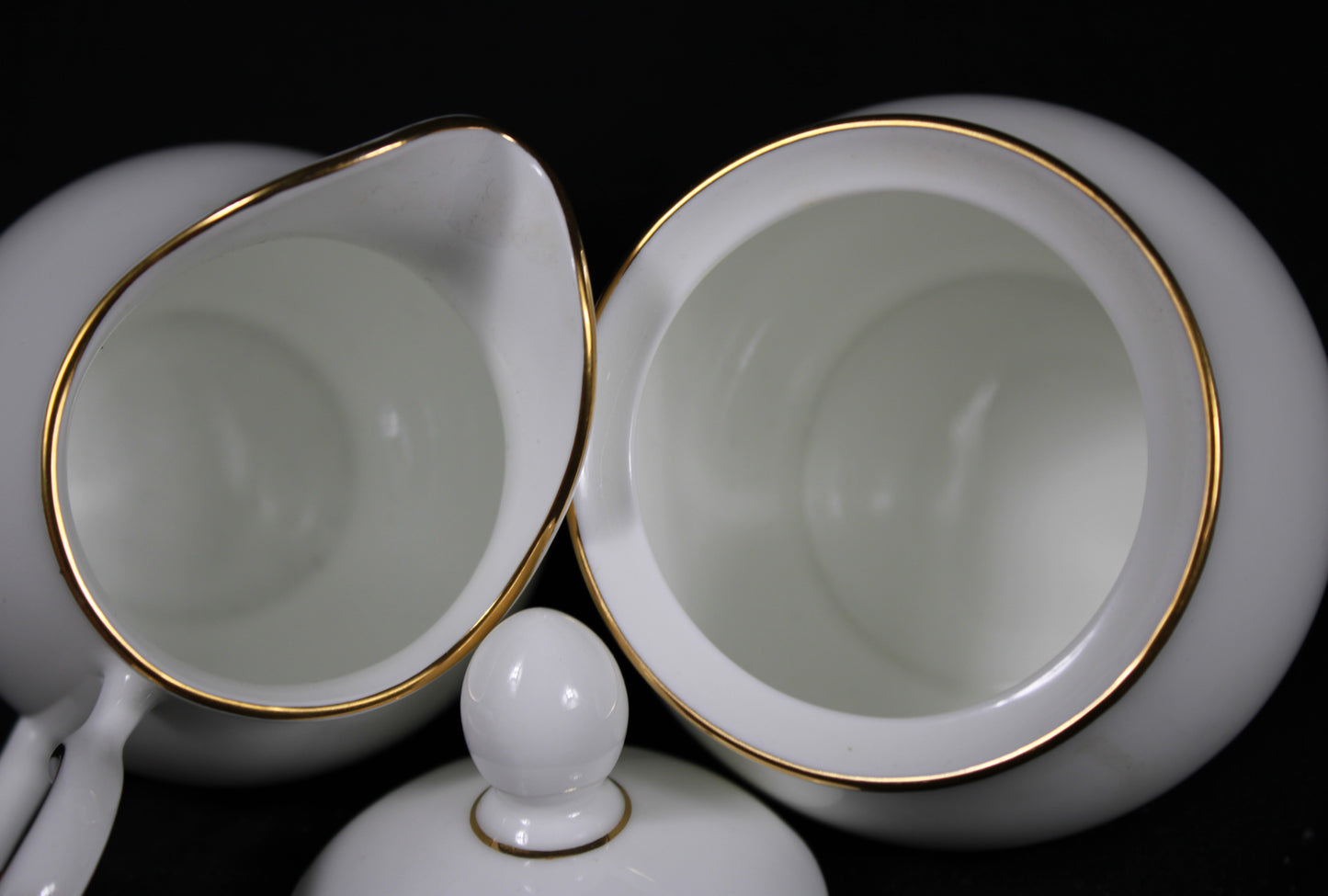 Royal Doulton Signature Gold Fine Bone China Creamer and Sugar Set