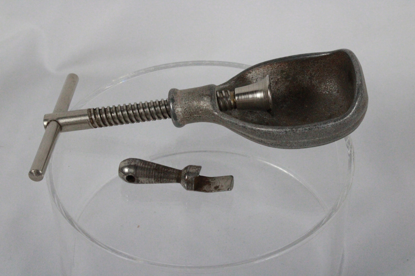 Tough as Shell: Vintage Industrial Screw-Press Nutcracker