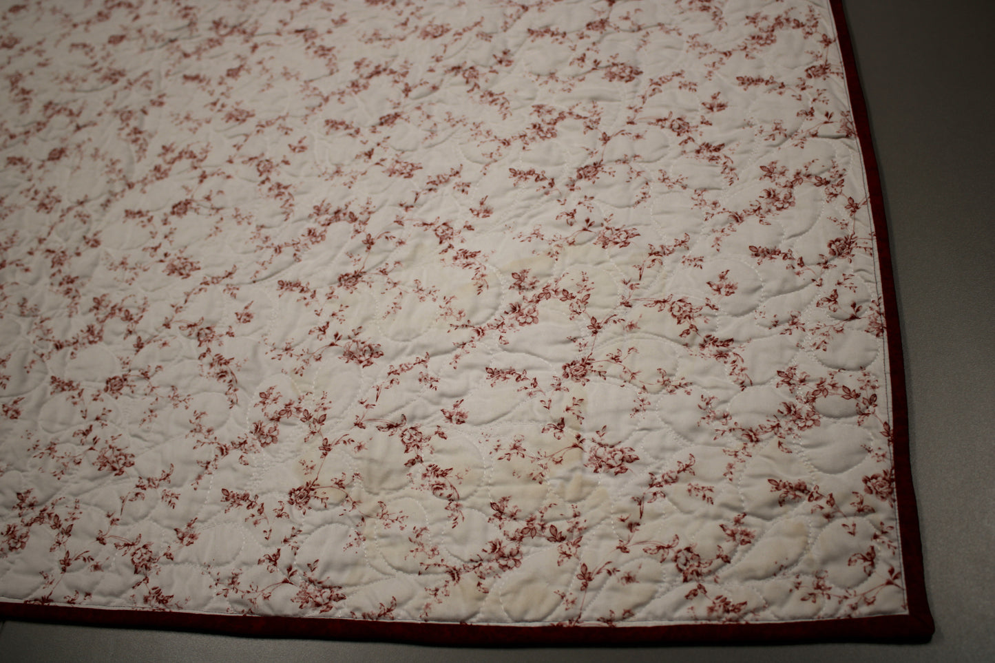 Hand-Pieced Star and Chain Double Quilt