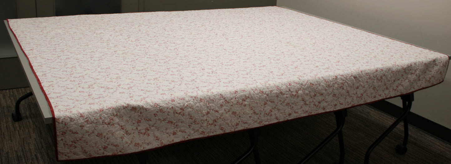 Hand-Pieced Star and Chain Double Quilt