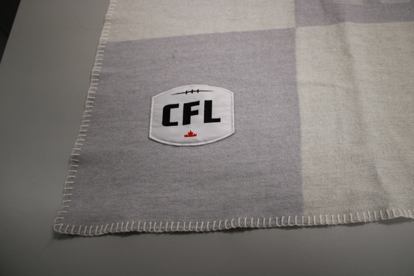 Official CFL Grey Cup Wool Blend Commemorative Throw Blanket