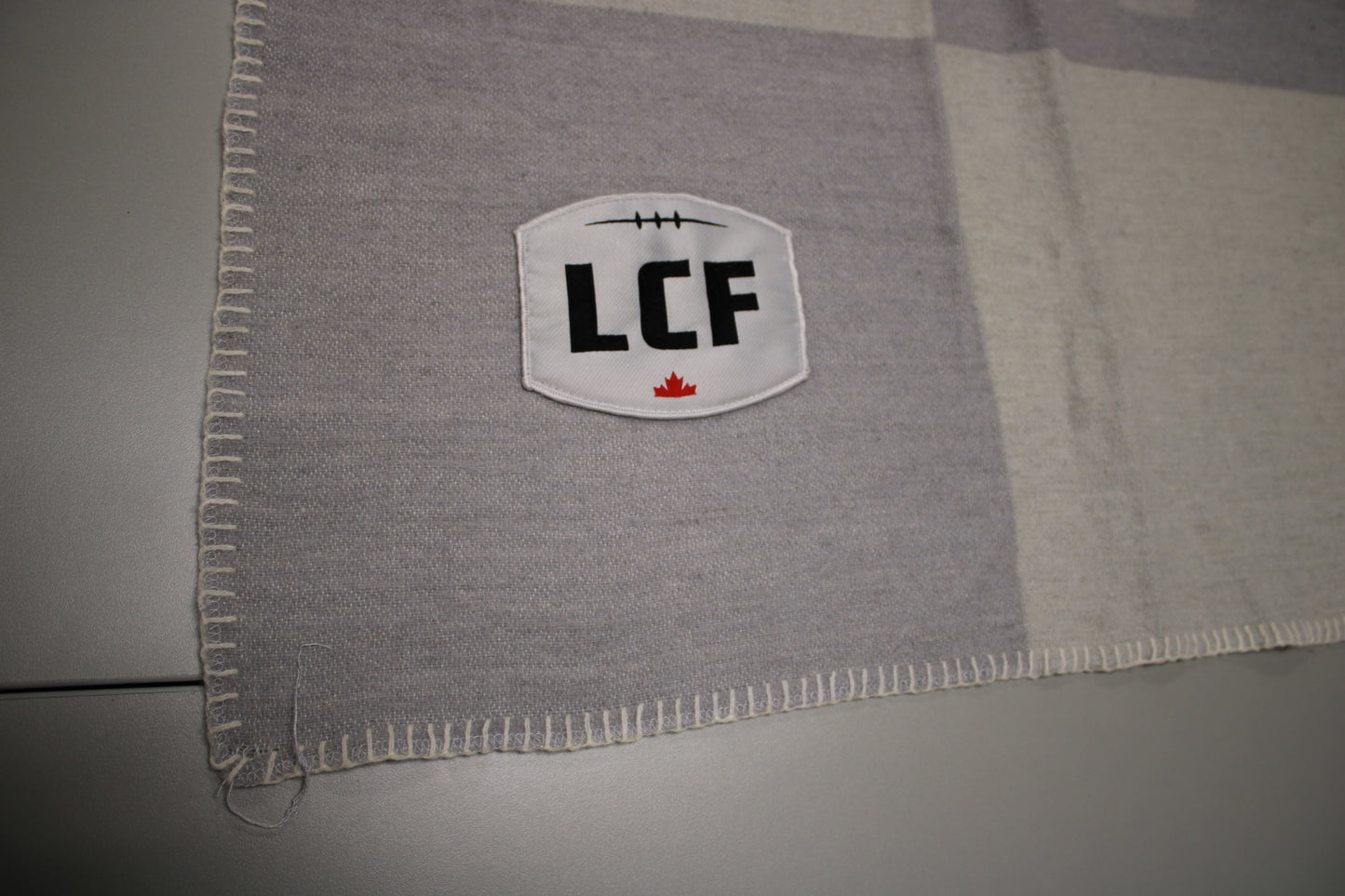 Official CFL Grey Cup Wool Blend Commemorative Throw Blanket