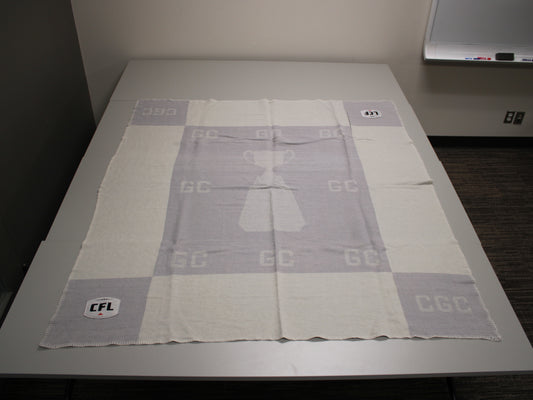 Official CFL Grey Cup Wool Blend Commemorative Throw Blanket
