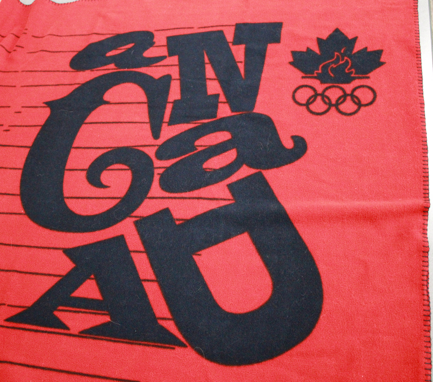 Hudson's Bay Company Official Olympic Team Canada Fleece Throw