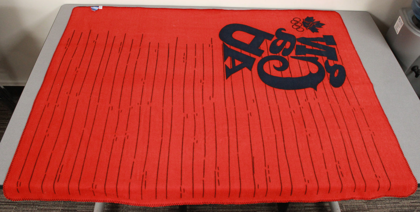 Hudson's Bay Company Official Olympic Team Canada Fleece Throw