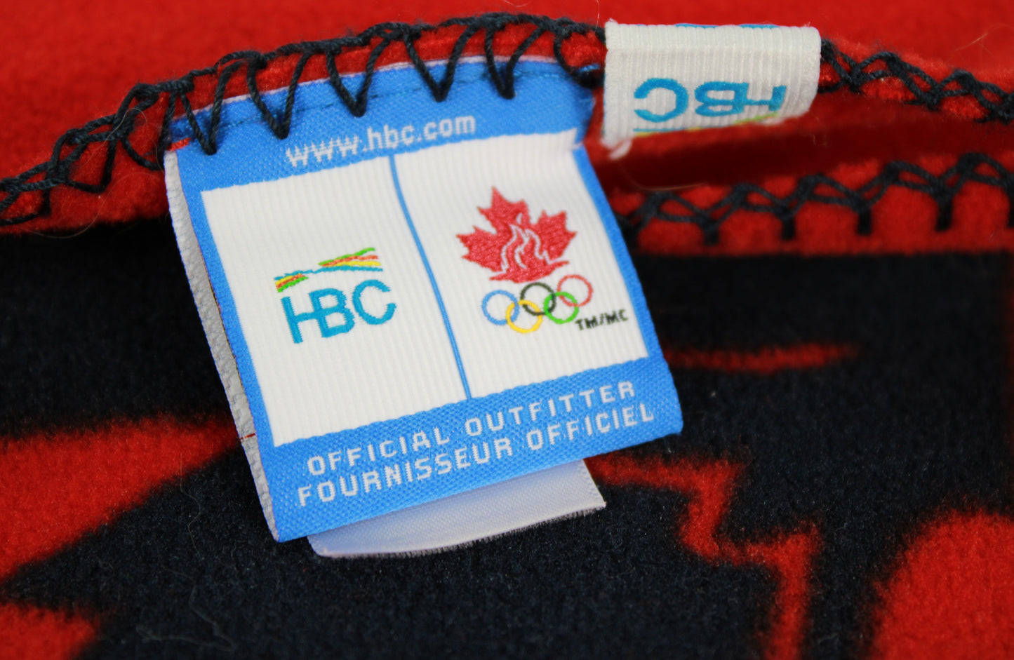 Hudson's Bay Company Official Olympic Team Canada Fleece Throw