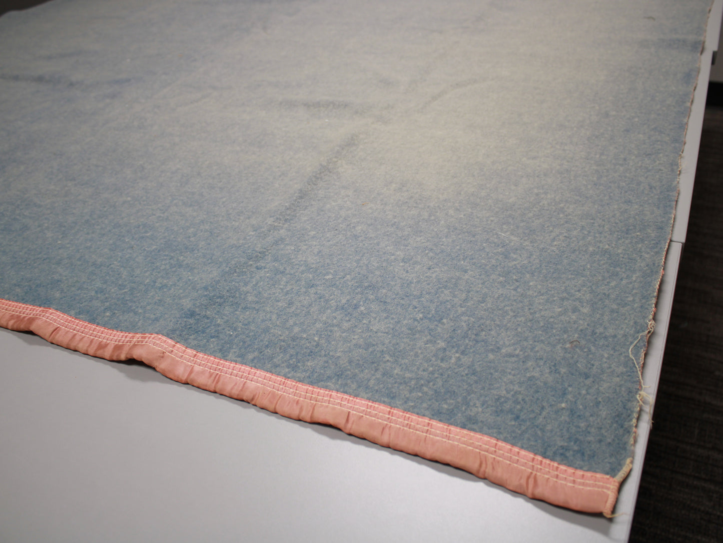 Vintage Kingswool Reversible Wool Blanket