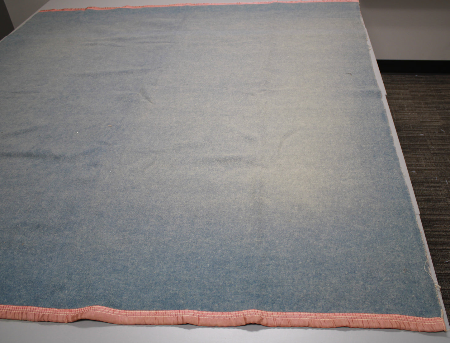 Vintage Kingswool Reversible Wool Blanket