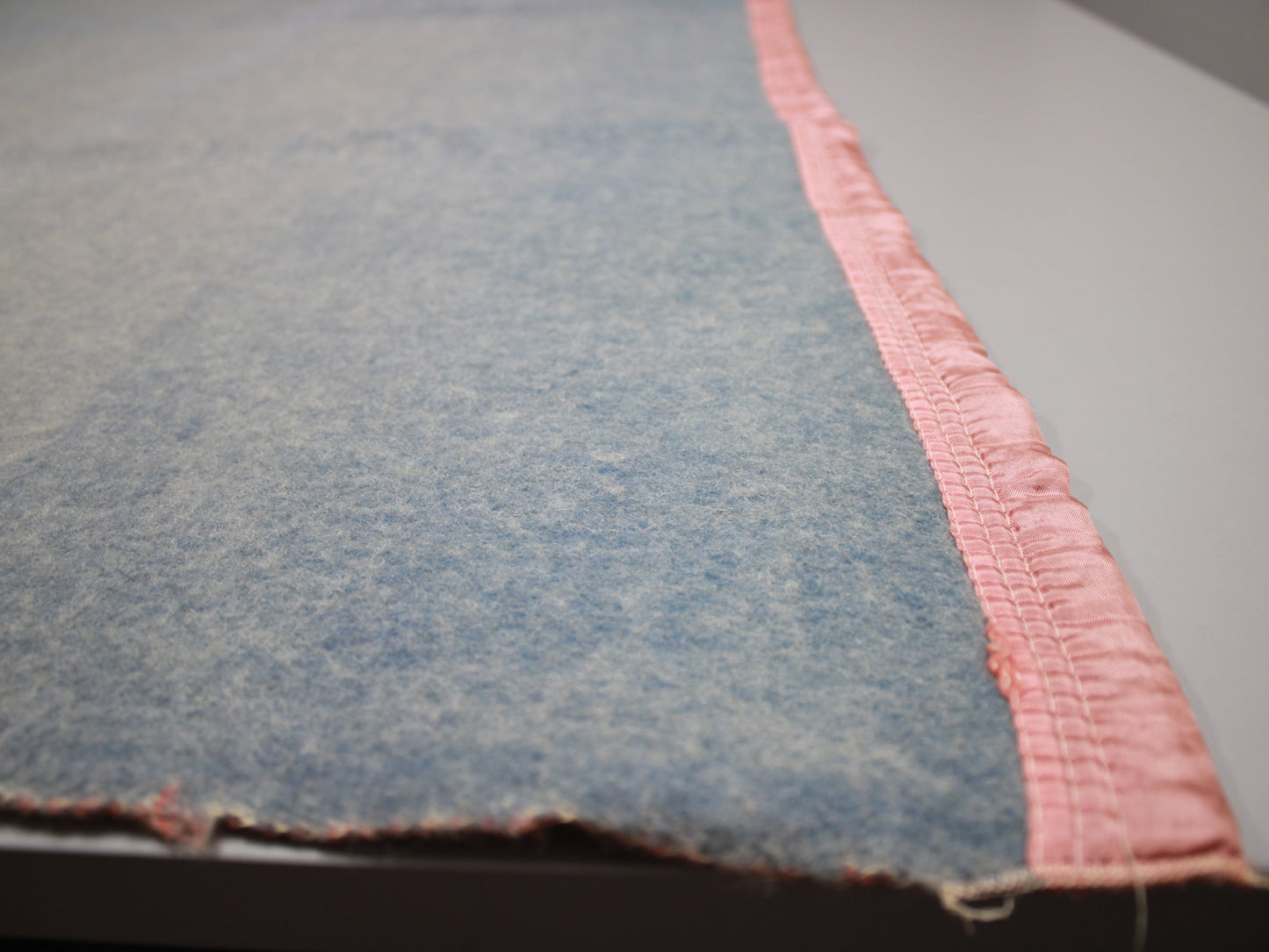 Vintage Kingswool Reversible Wool Blanket