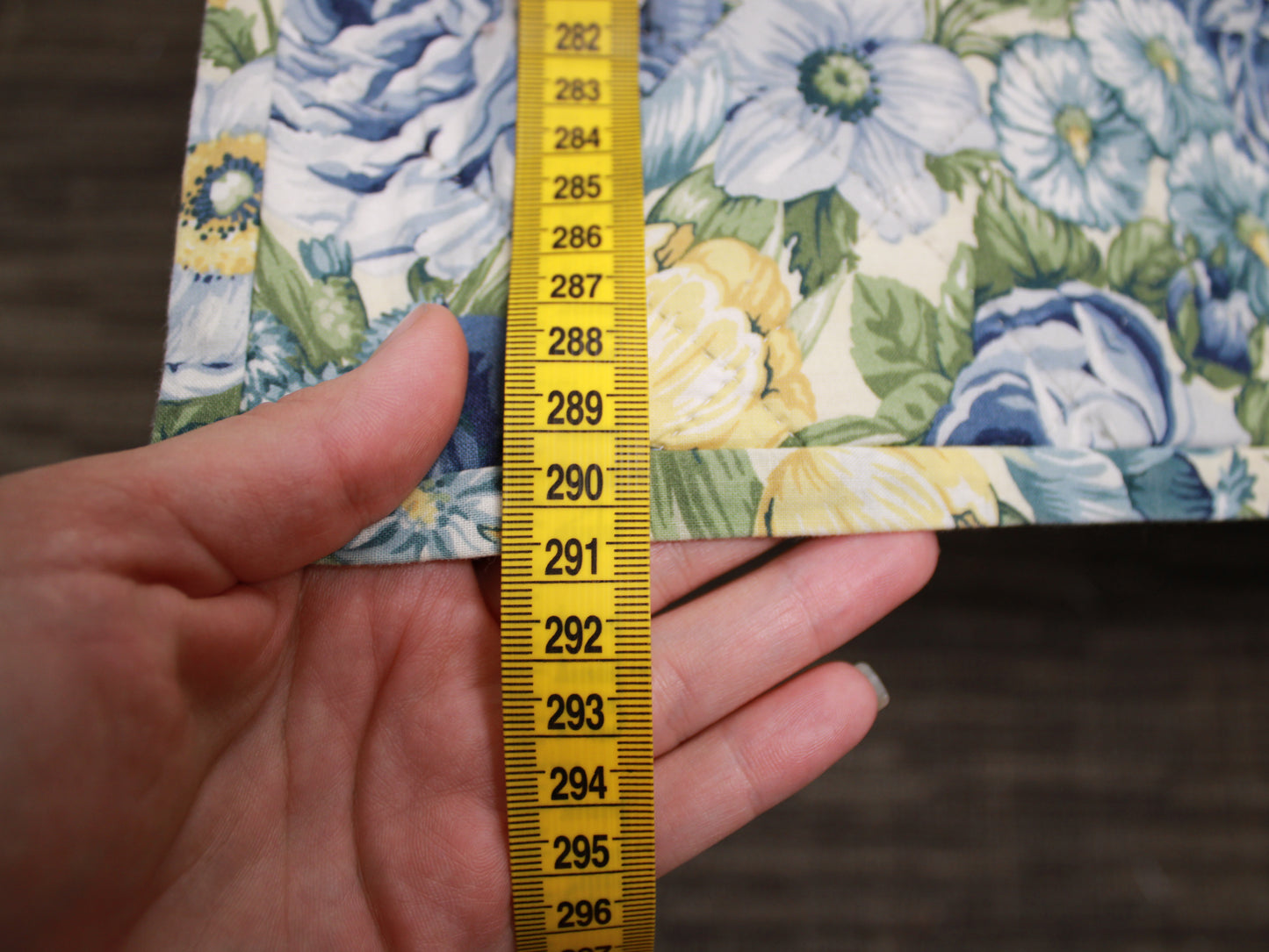 Hand-Pieced and Hand-Quilted King Floral Quilt