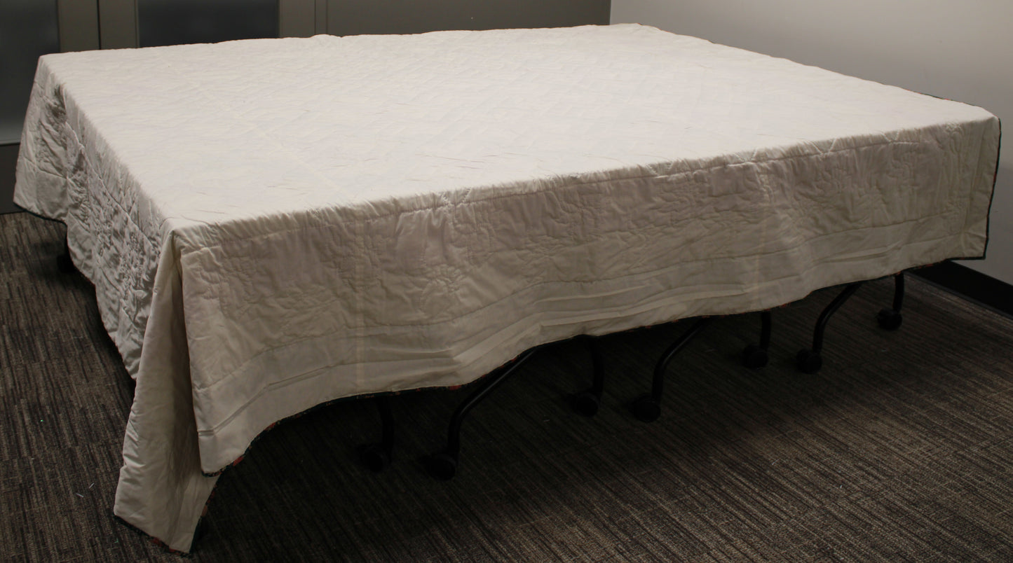 Handmade King Size Floral Patchwork Quilt