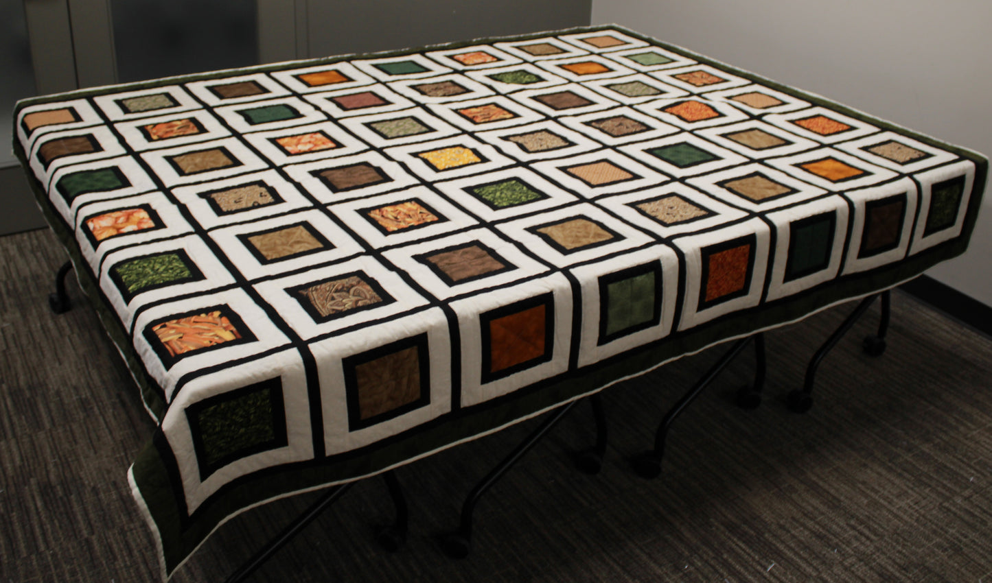 Authentic New Hamburg Mennonite Double Size Quilt - Hand-Stitched