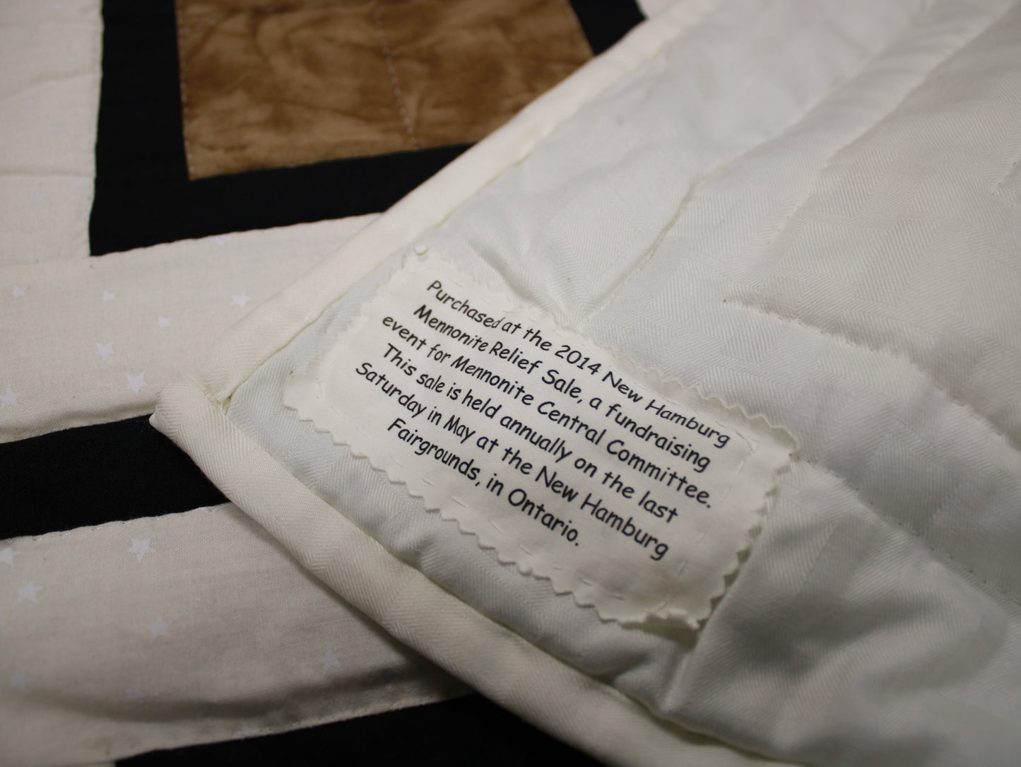 Authentic New Hamburg Mennonite Double Size Quilt - Hand-Stitched