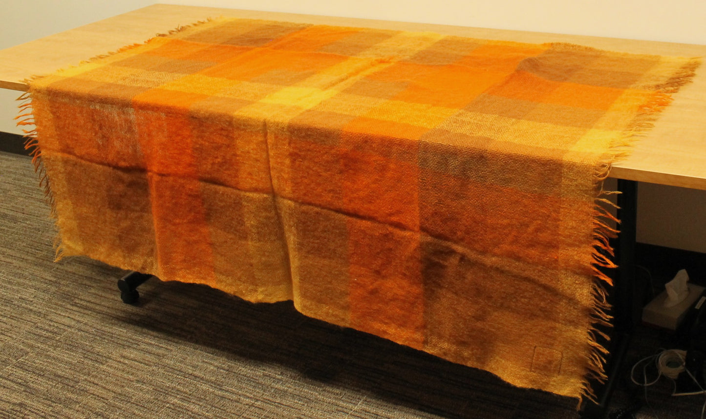 Sports Rug Mohair and Wool Blend Blanket