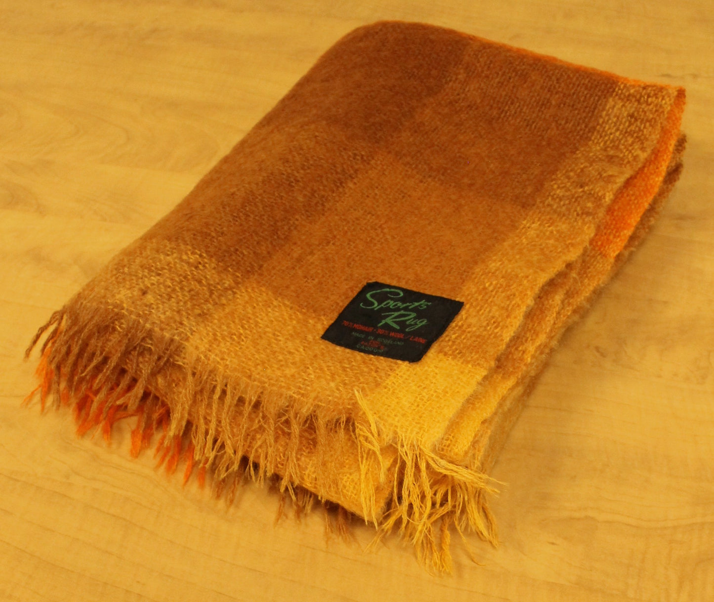 Sports Rug Mohair and Wool Blend Blanket