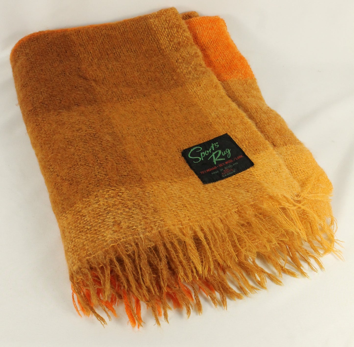 Sports Rug Mohair and Wool Blend Blanket