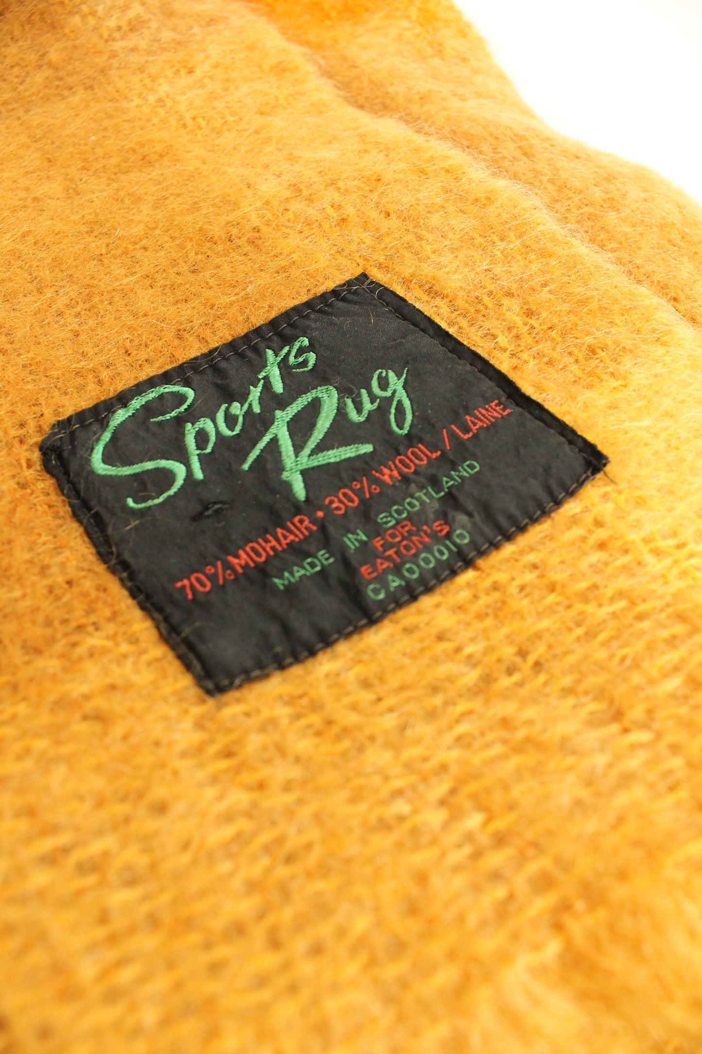 Sports Rug Mohair and Wool Blend Blanket