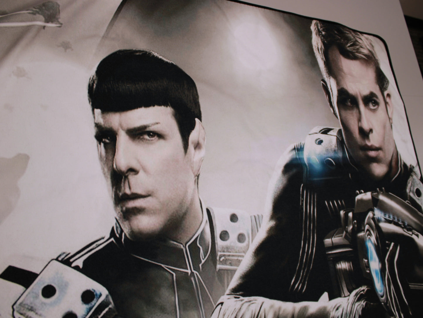 Star Trek Kelvin Timeline Kirk and Spock Throw Blanket