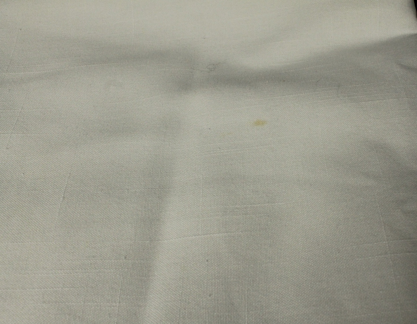 Hand Embroidered Cross-Stitch Blue/White Tablecloth
