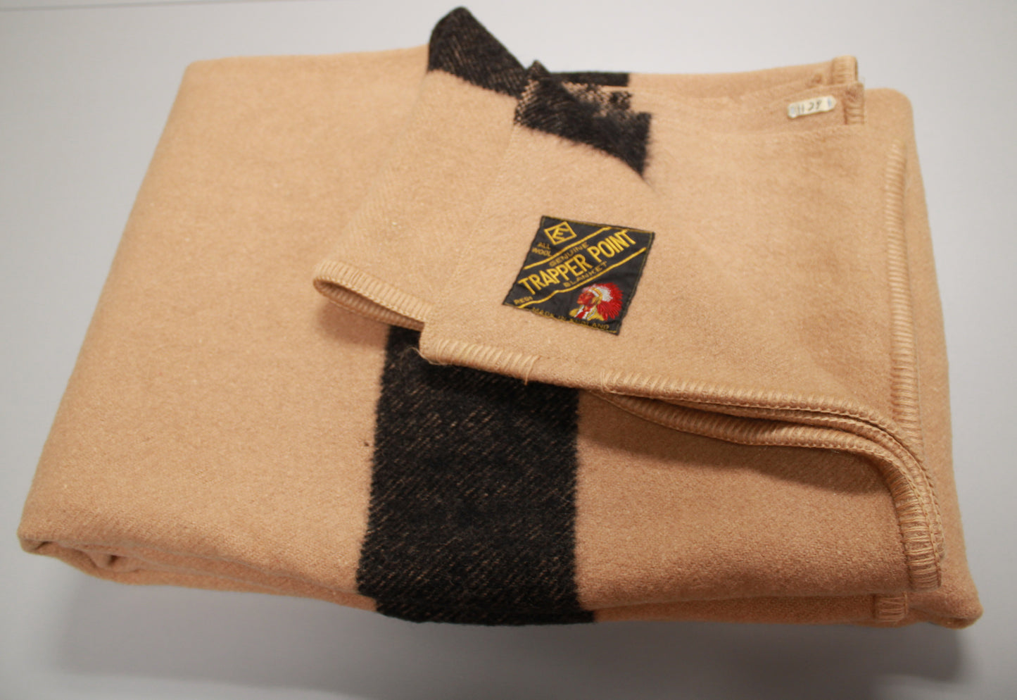 Vintage Trapper Point 3.5-Point All-Wool Blanket