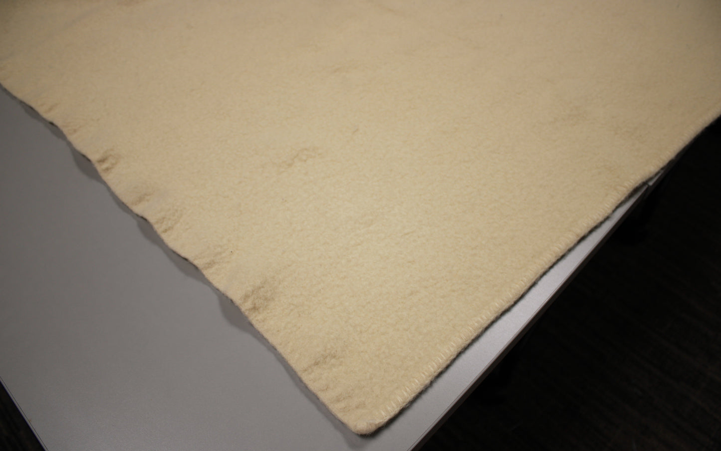 Classic Off-White Vintage Wool Blanket