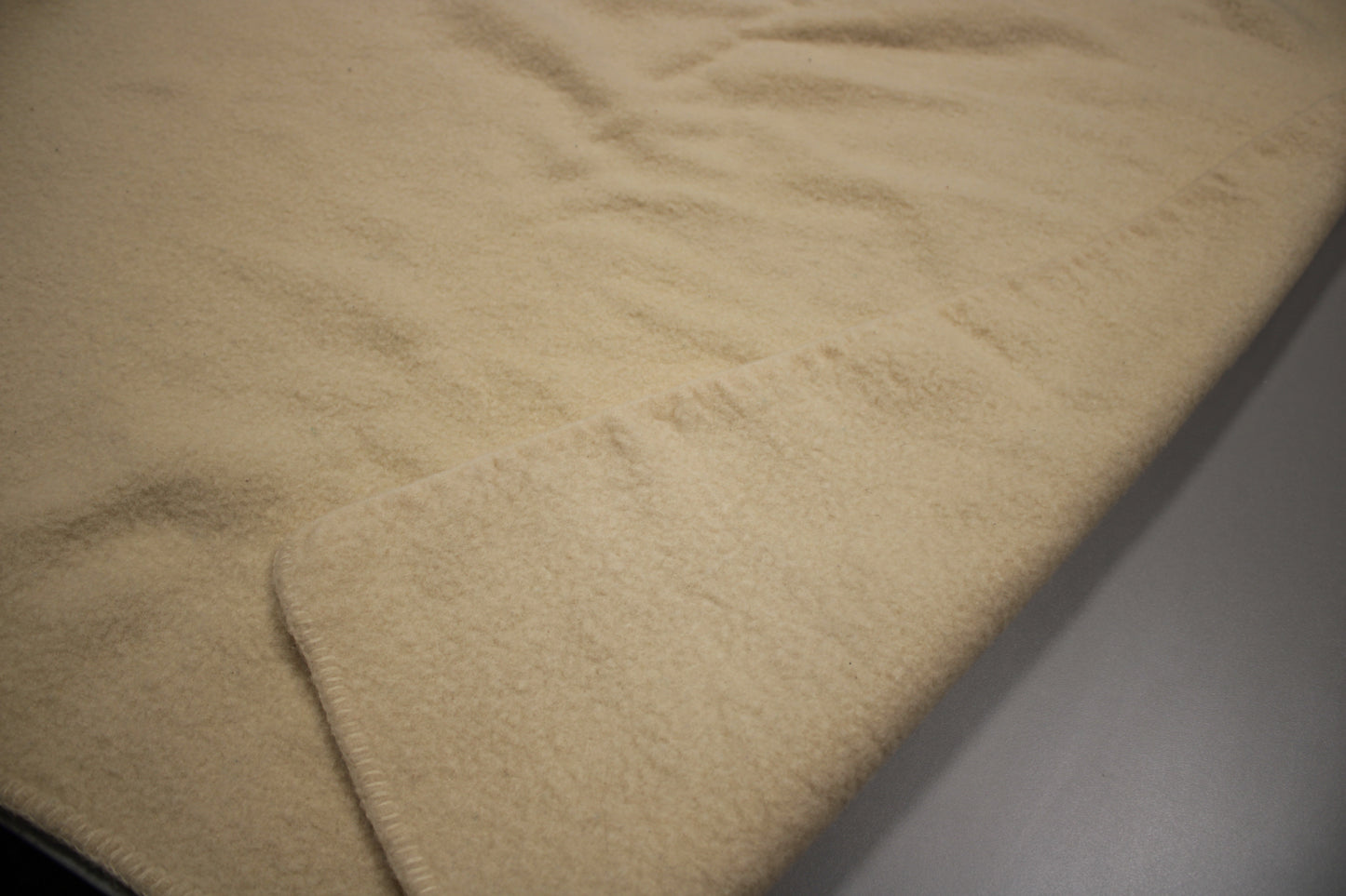 Classic Off-White Vintage Wool Blanket