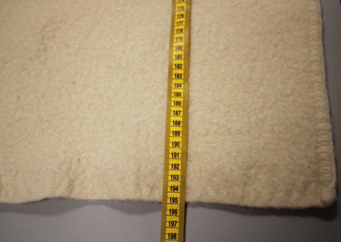 Classic Off-White Vintage Wool Blanket