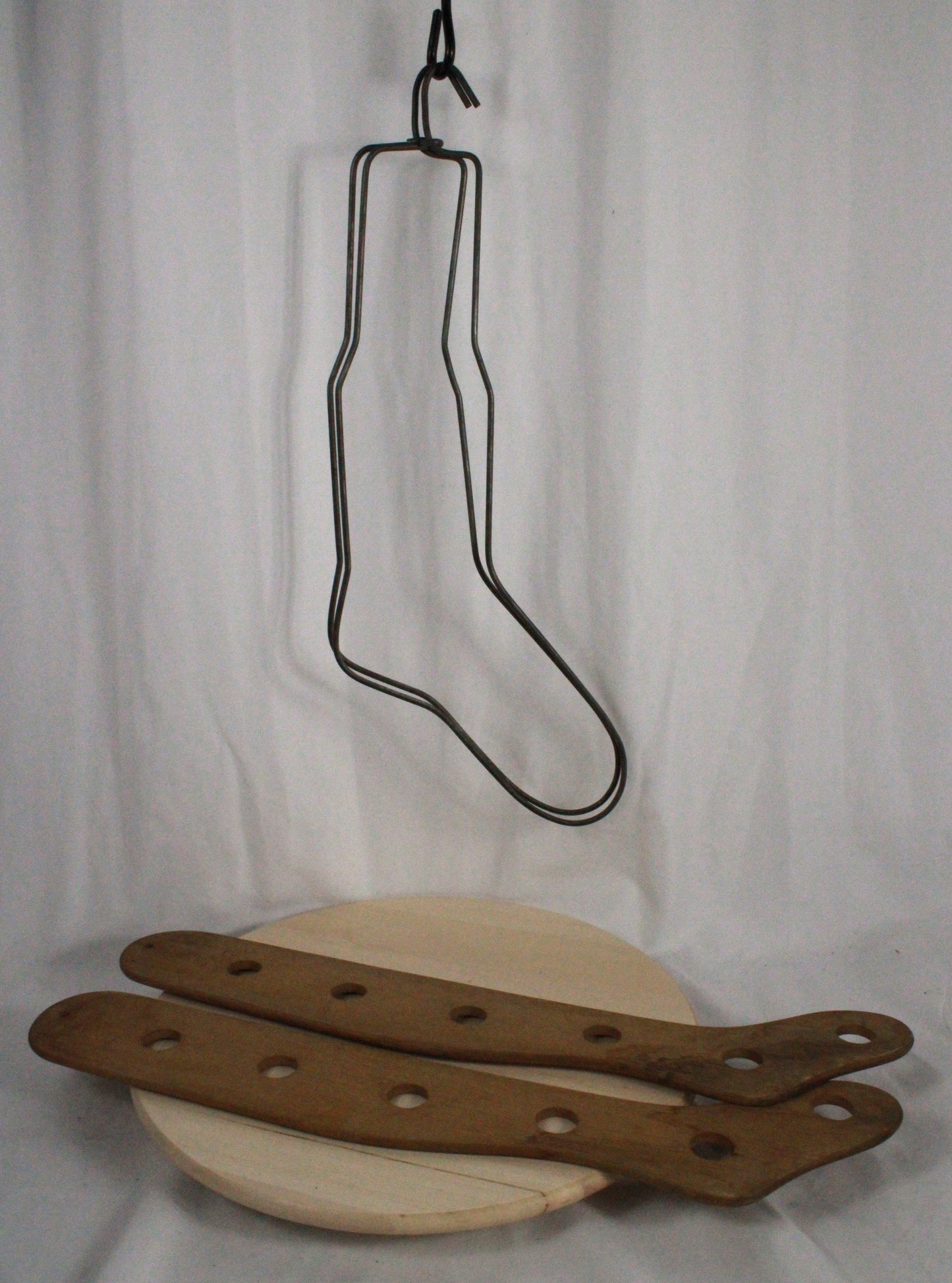 Vintage Wood and Wire Sock Stretcher Forms