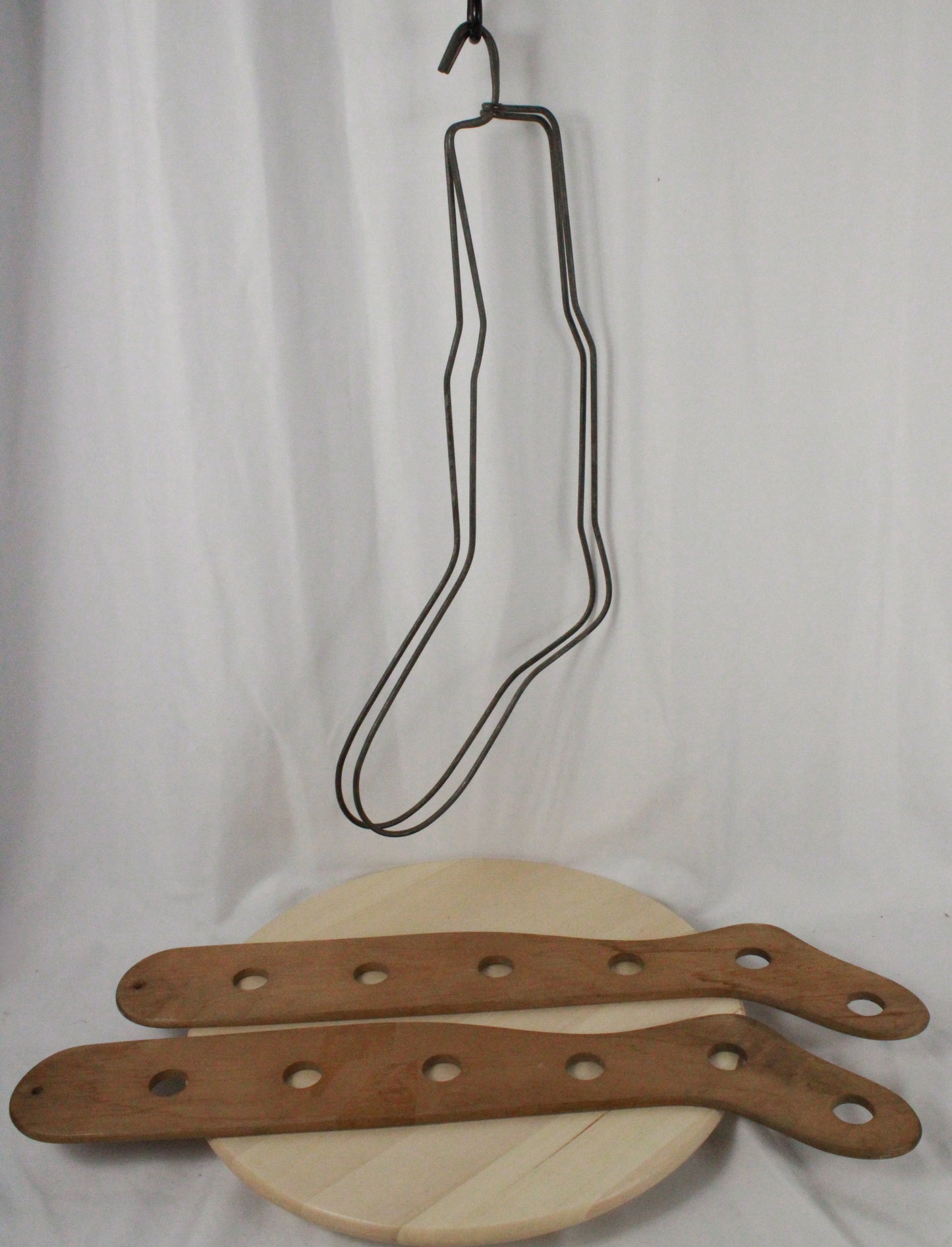 Vintage Wood and Wire Sock Stretcher Forms