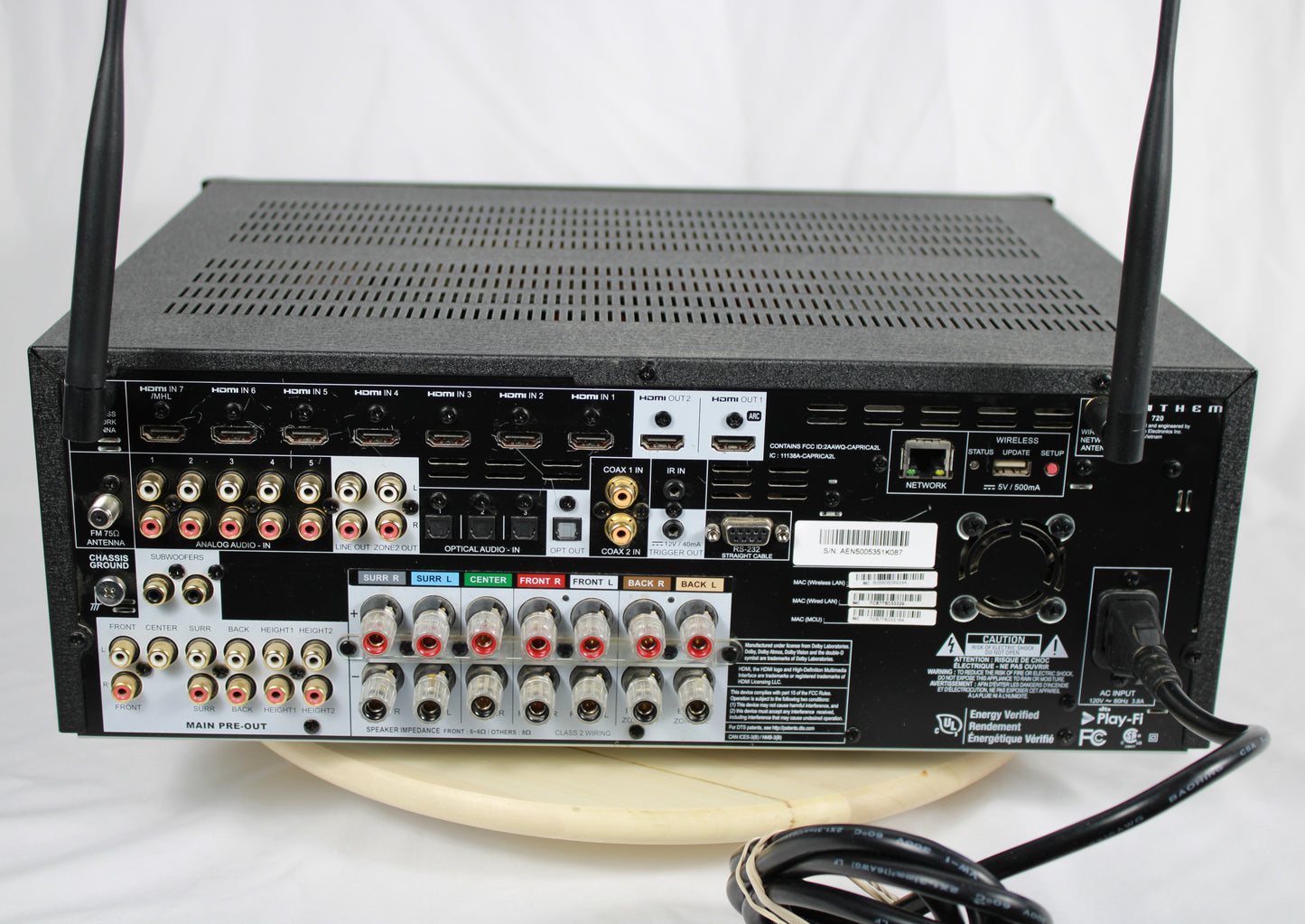 Anthem MRX 720 7.2-Channel High-Performance A/V Receiver