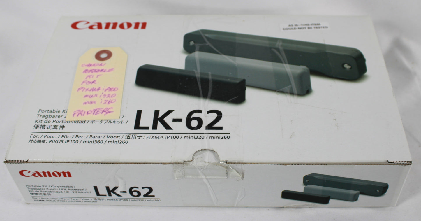 Canon LK-62 Portable Kit for PIXMA iP100 Printers