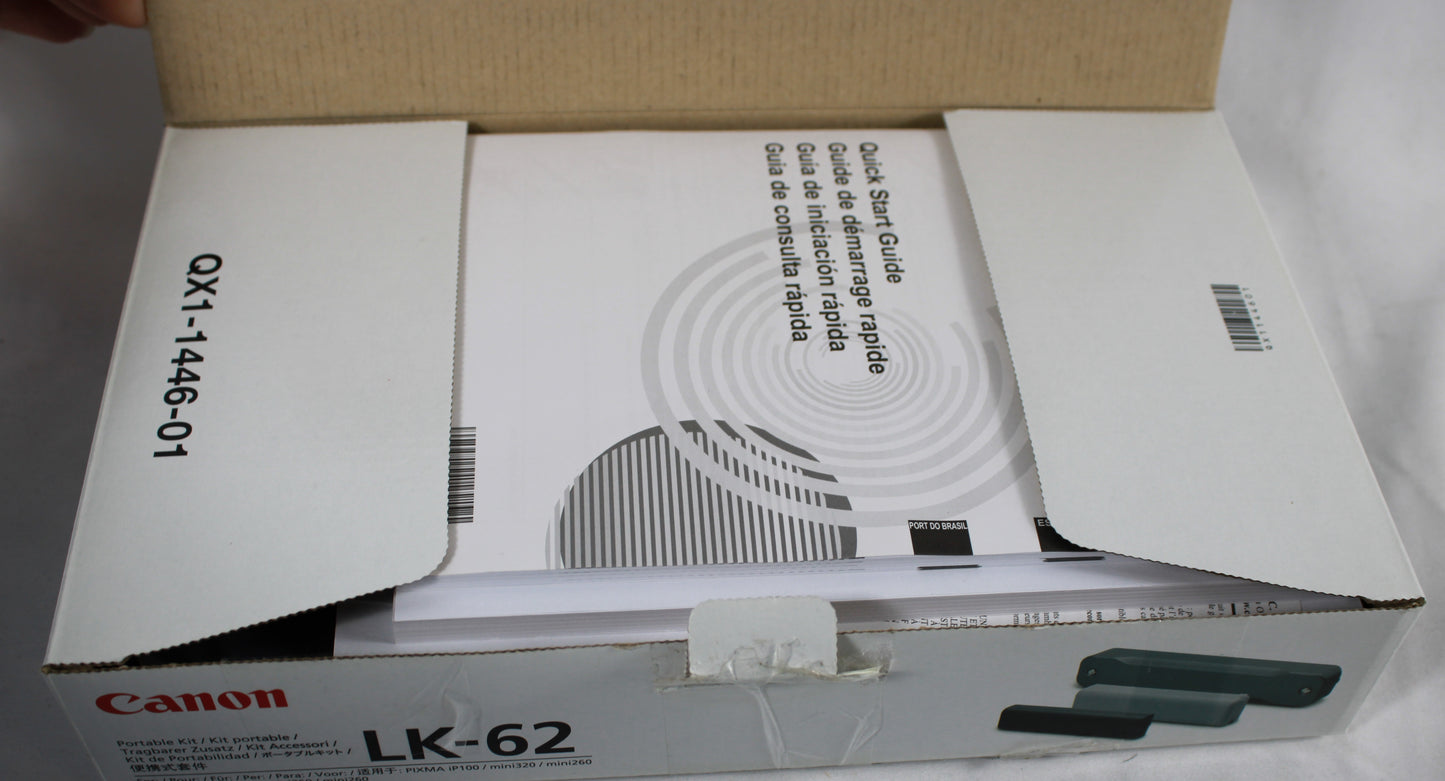 Canon LK-62 Portable Kit for PIXMA iP100 Printers