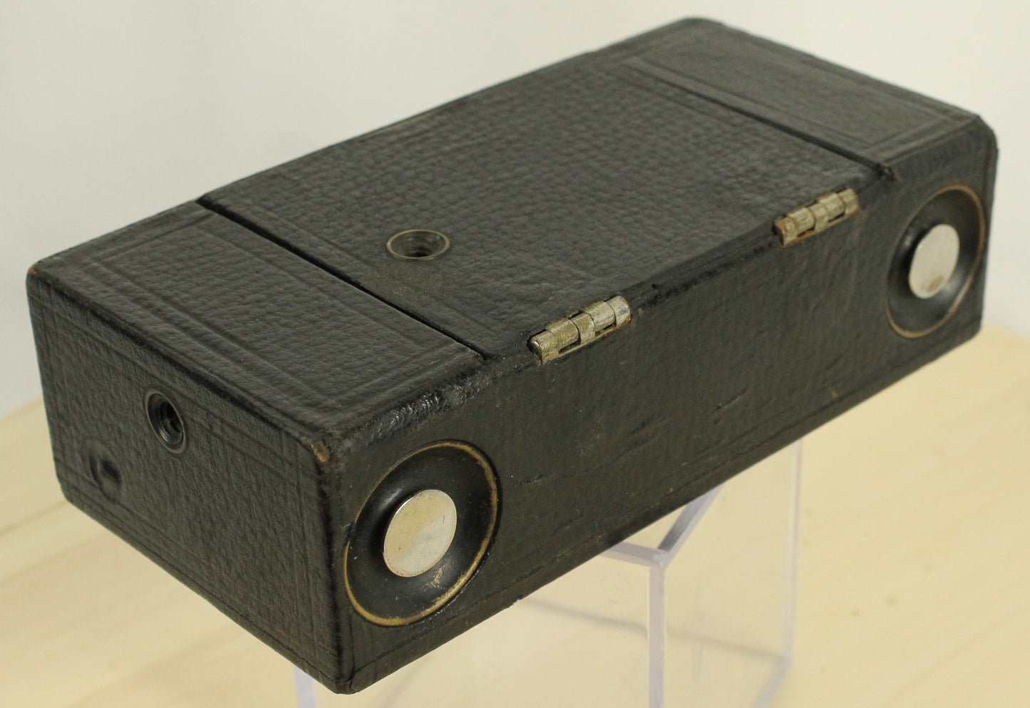 Antique Kodak No. 2 Folding Pocket Brownie Model B Camera with Red Bellows (Early 1900s)