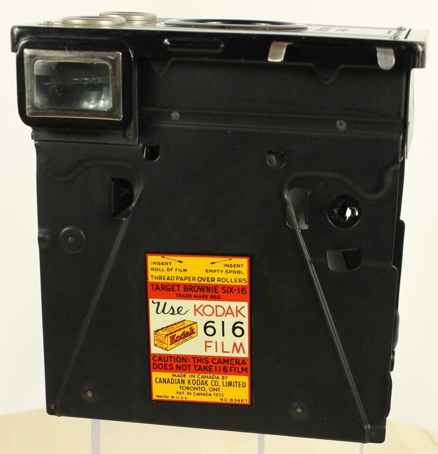 Vintage Kodak Brownie Target Six-16 Box Camera - Made by Canadian Kodak Co. Ltd.