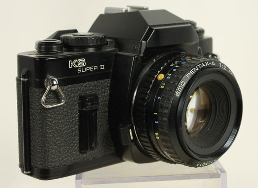 KS Super II Film Camera + SMC Pentax-A 50mm f/2 Lens