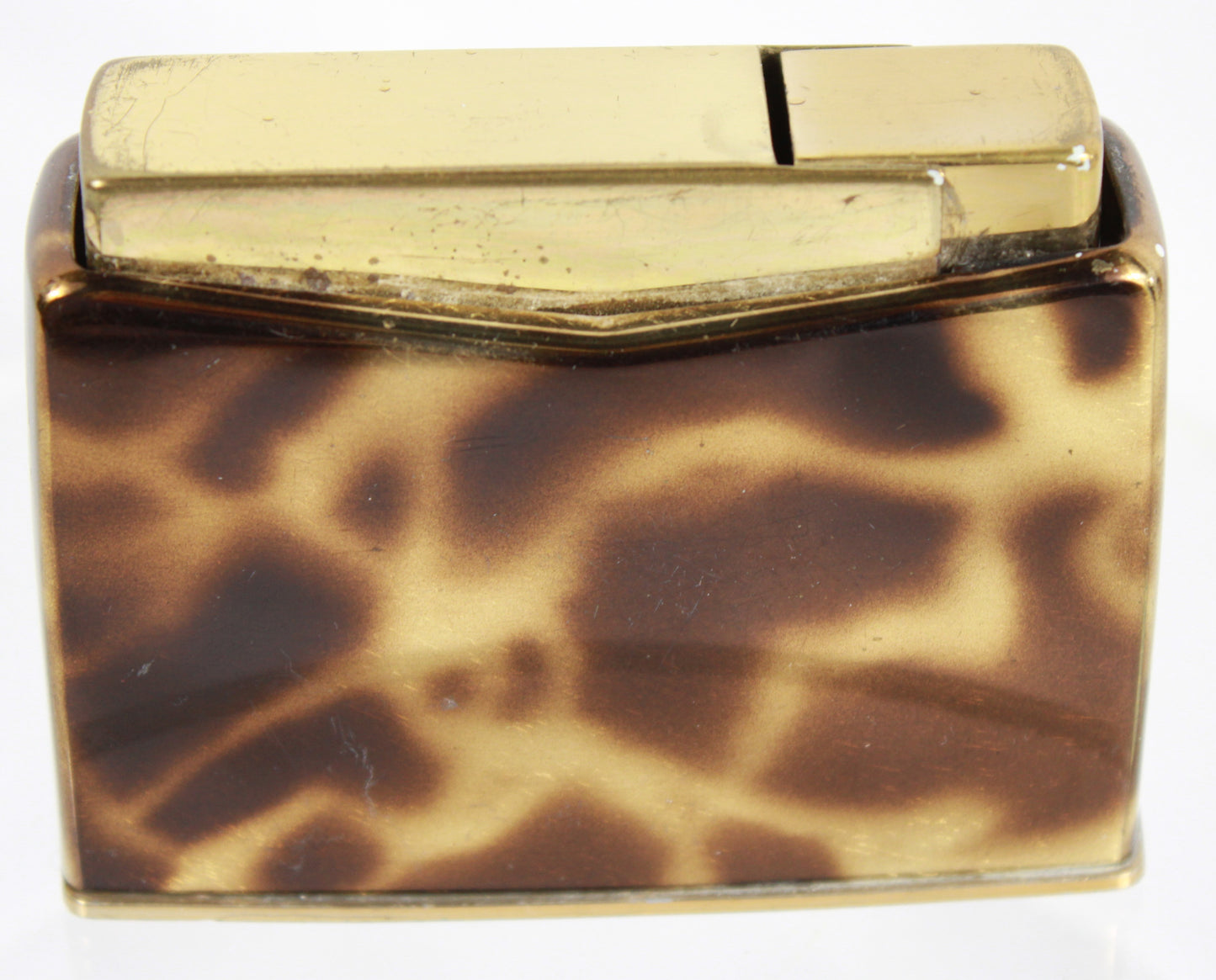 Vintage Consul Tortoiseshell Enamel Butane Lighter Made in West Germany