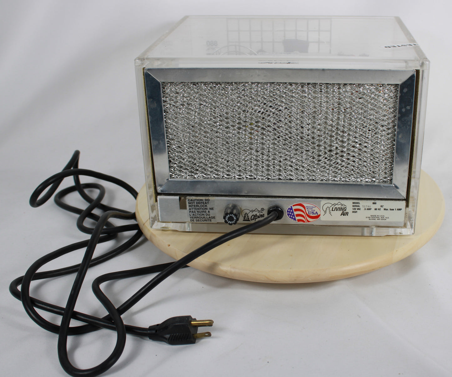 Alpine Air Living Air 880 XL Ionic Air Purifier