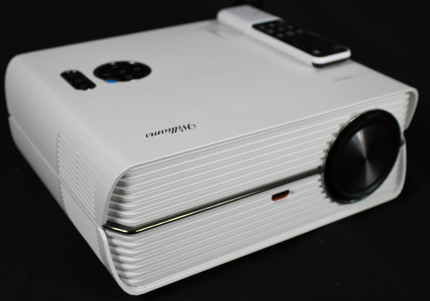 Williams WL-80 8K UHD LED Home Theater Projector with Remote and Bracket Mount