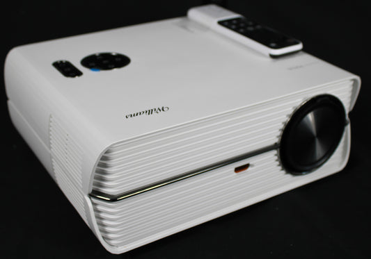 Williams WL-80 8K UHD LED Home Theater Projector with Remote and Bracket Mount