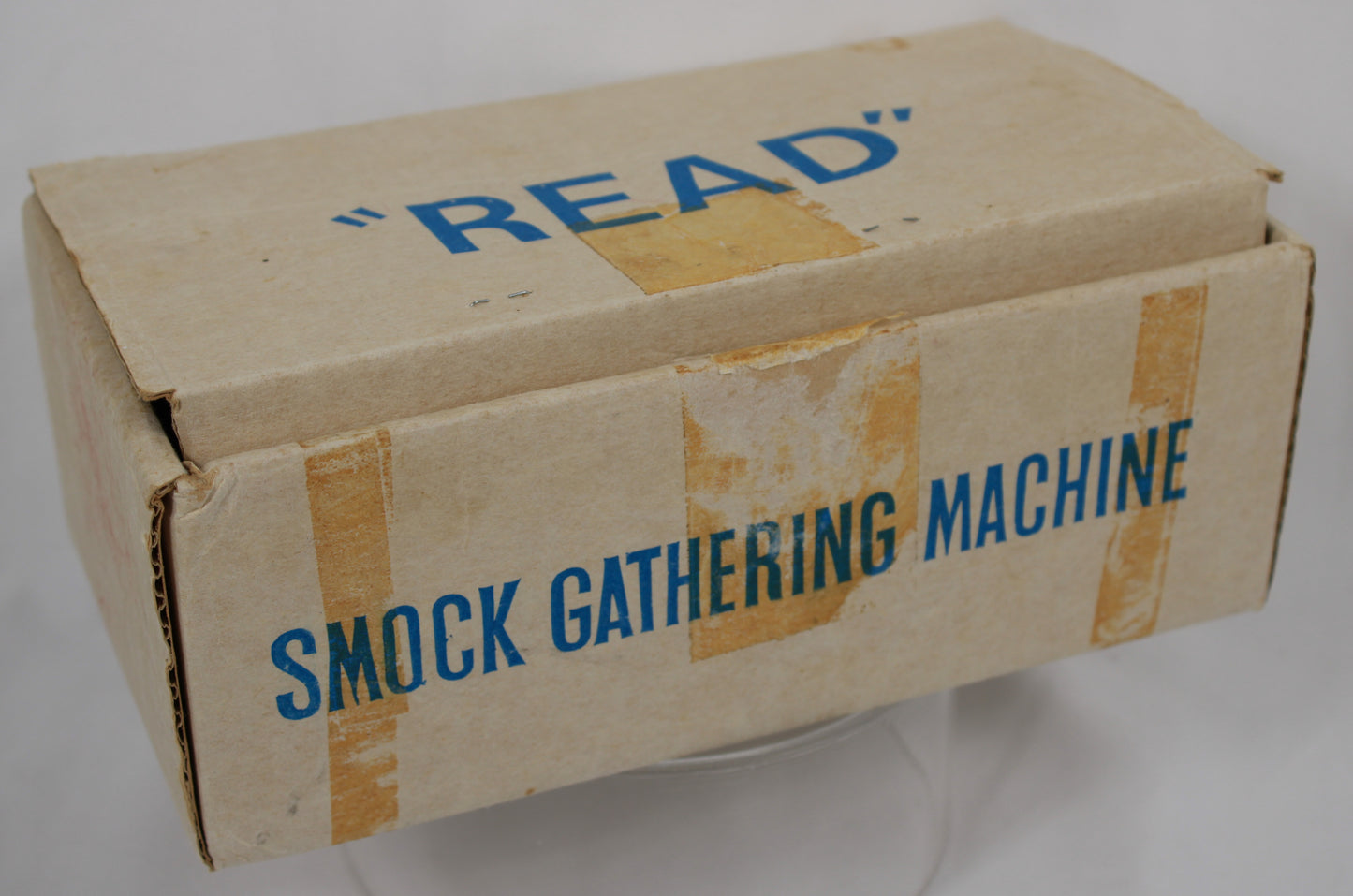 Vintage Read 16-Row Smock Gathering Machine with Original Box and Manual