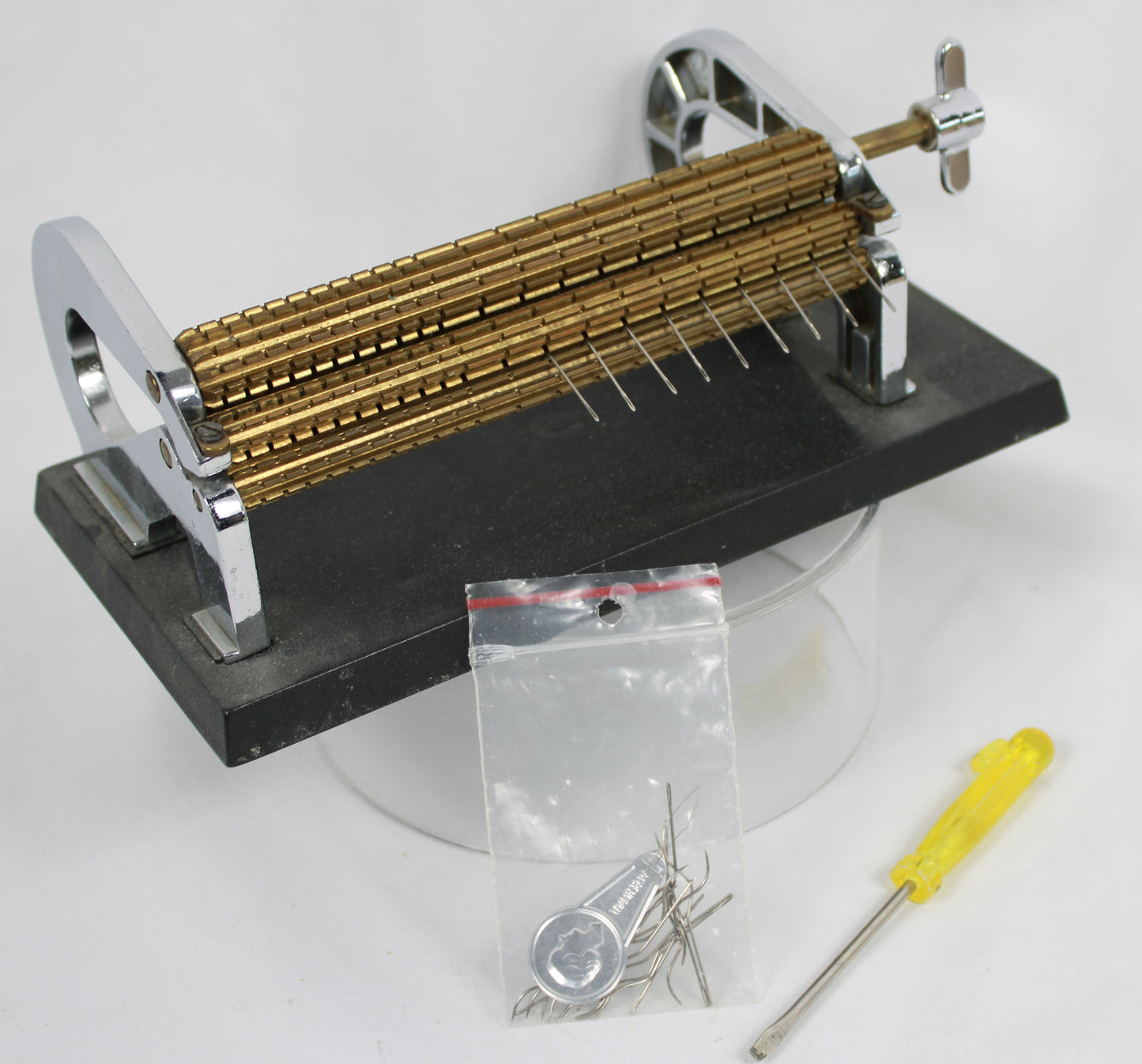 Vintage Read 16-Row Smock Gathering Machine with Original Box and Manual