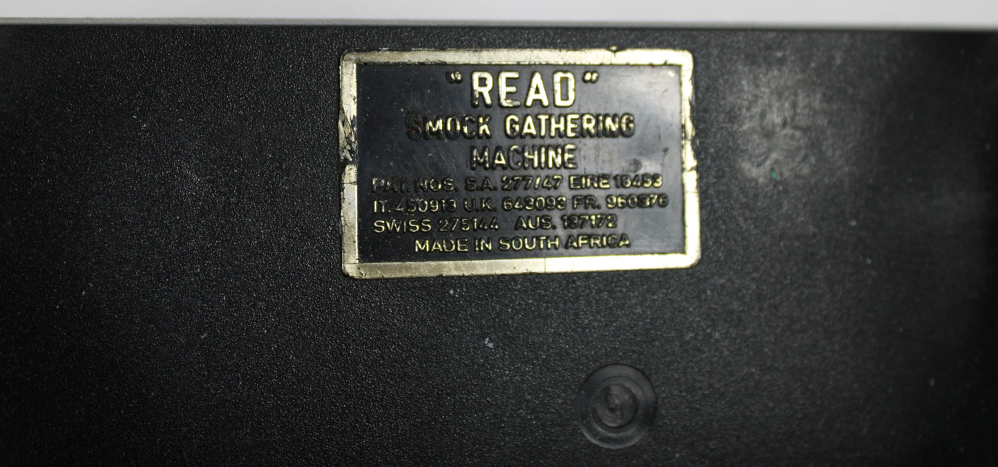 Vintage Read 16-Row Smock Gathering Machine with Original Box and Manual