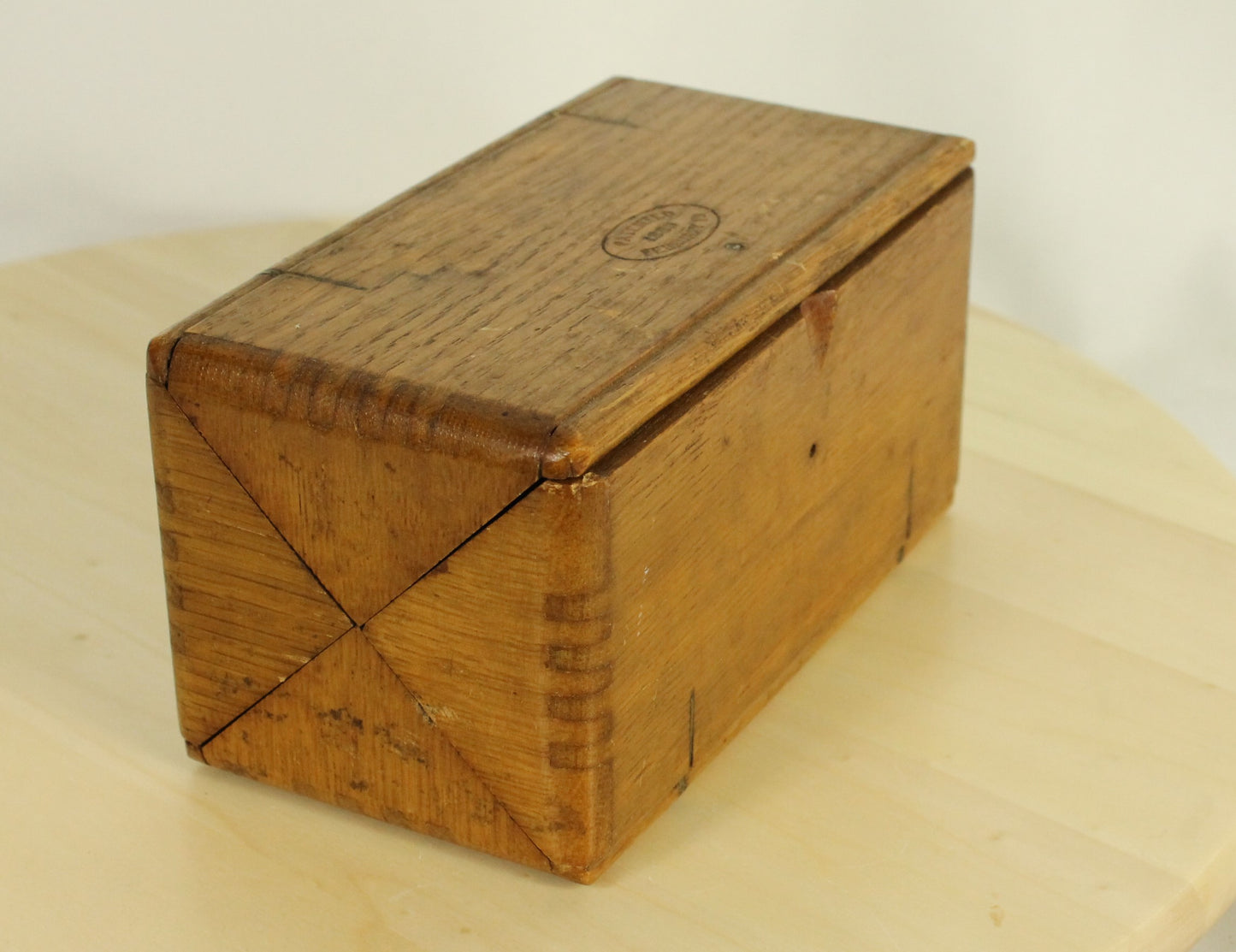 Antique 1889 Patented Singer Sewing Machine Attachment Set in Hinged Wooden Box