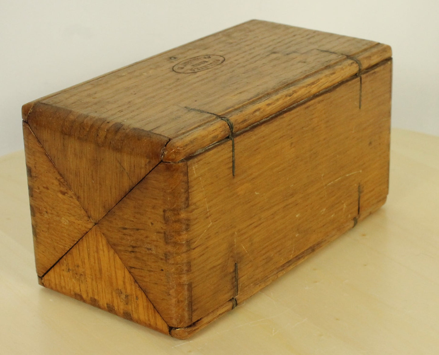 Antique 1889 Patented Singer Sewing Machine Attachment Set in Hinged Wooden Box